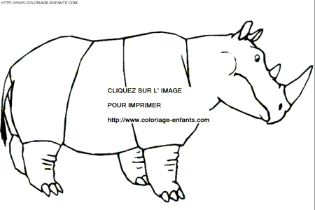 dibujo Rhinoceros