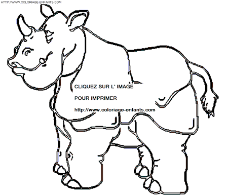 dibujo Rhinoceros