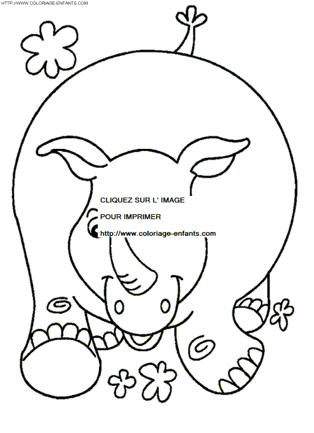 dibujo Rhinoceros