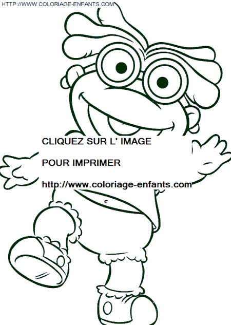 dibujo Baby Muppets