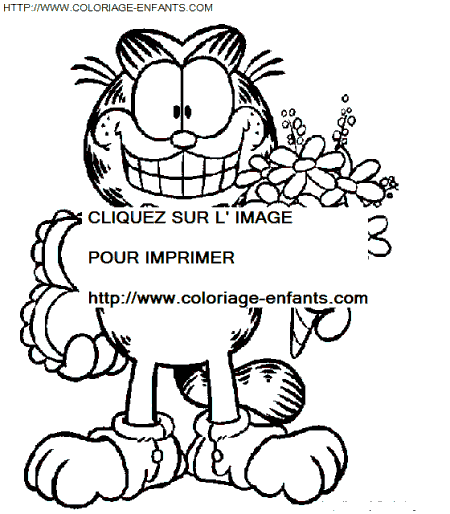 dibujo Garfield