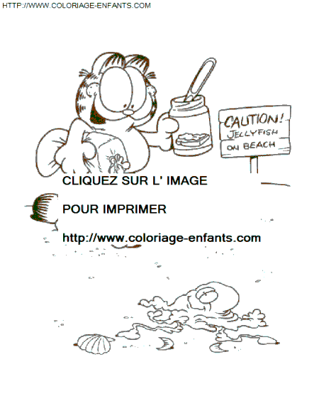 dibujo Garfield