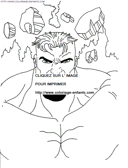 dibujo Hulk