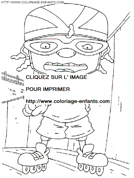 dibujo Rocket Power