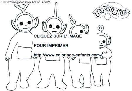 dibujo Teletubbies