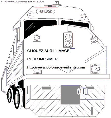 dibujo Tren