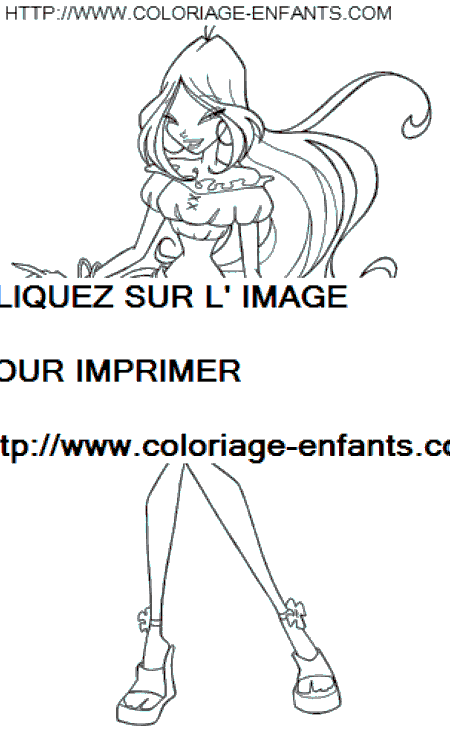 dibujo Winx Club