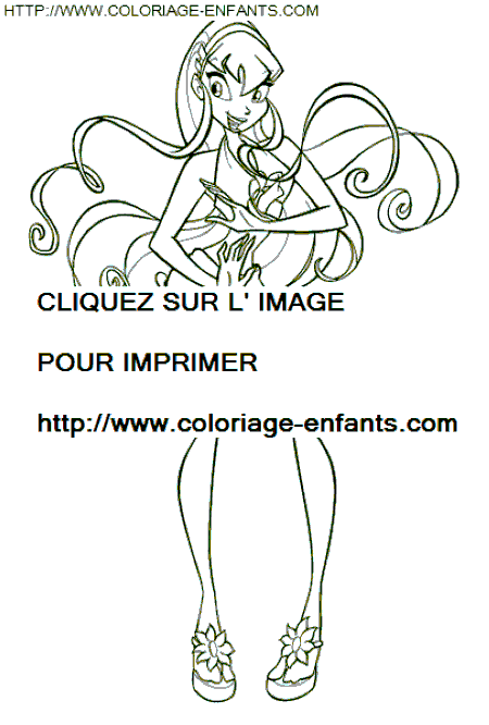 dibujo Winx Club