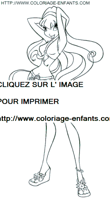 dibujo Winx Club