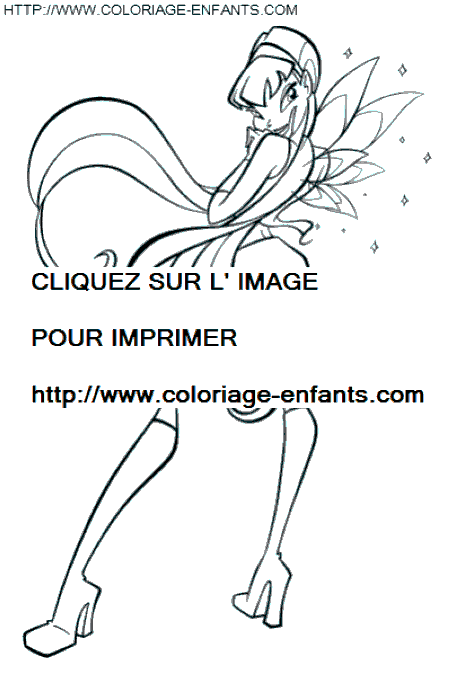 dibujo Winx Club