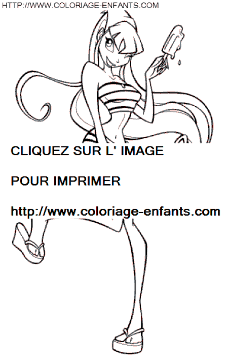 dibujo Winx Club