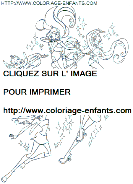 dibujo Winx Club