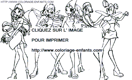 dibujo Winx Club