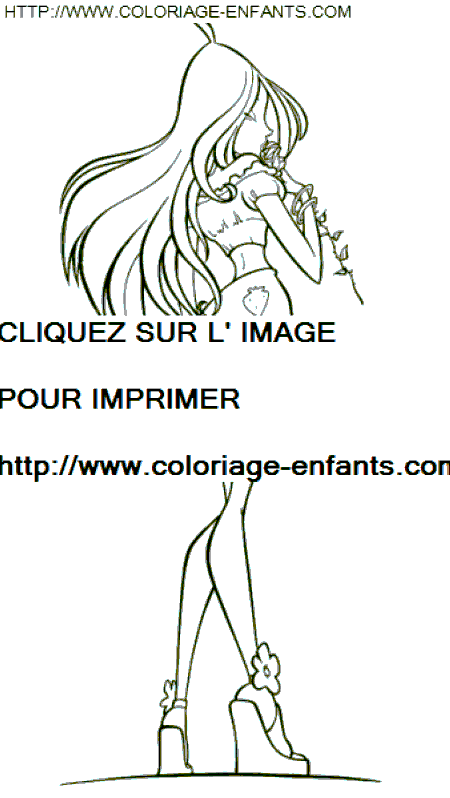 dibujo Winx Club