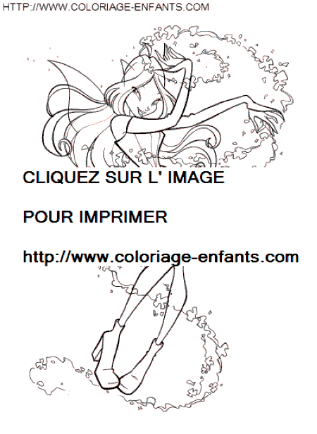 dibujo Winx Club