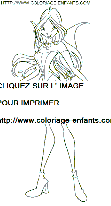 dibujo Winx Club