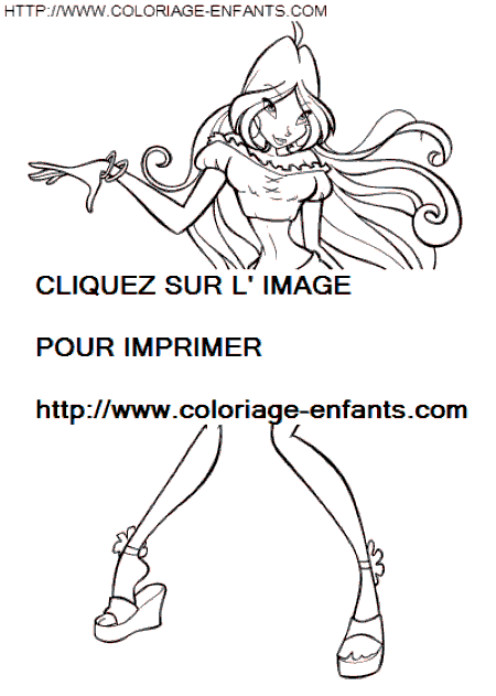 dibujo Winx Club