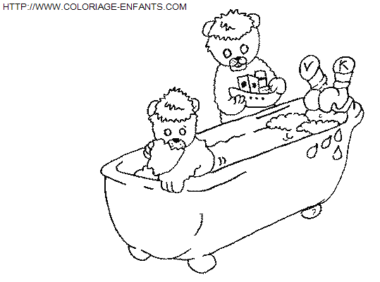 dibujo Bano