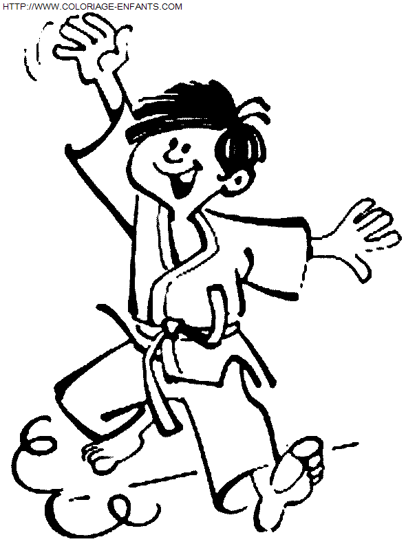 dibujo Judo