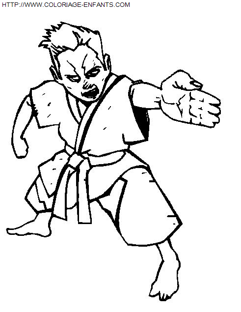 dibujo Judo