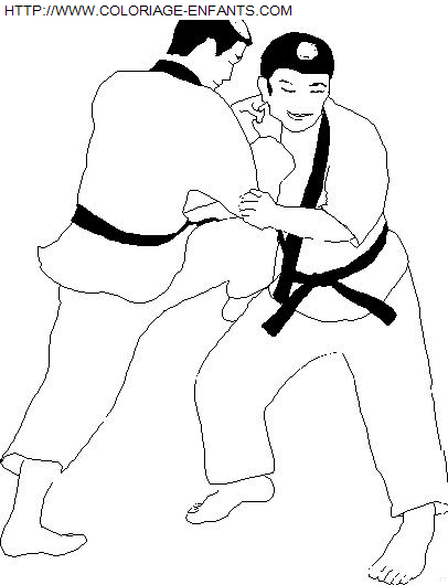 dibujo Judo