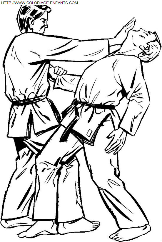 dibujo Judo