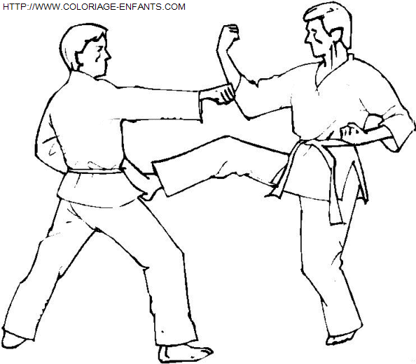 dibujo Judo