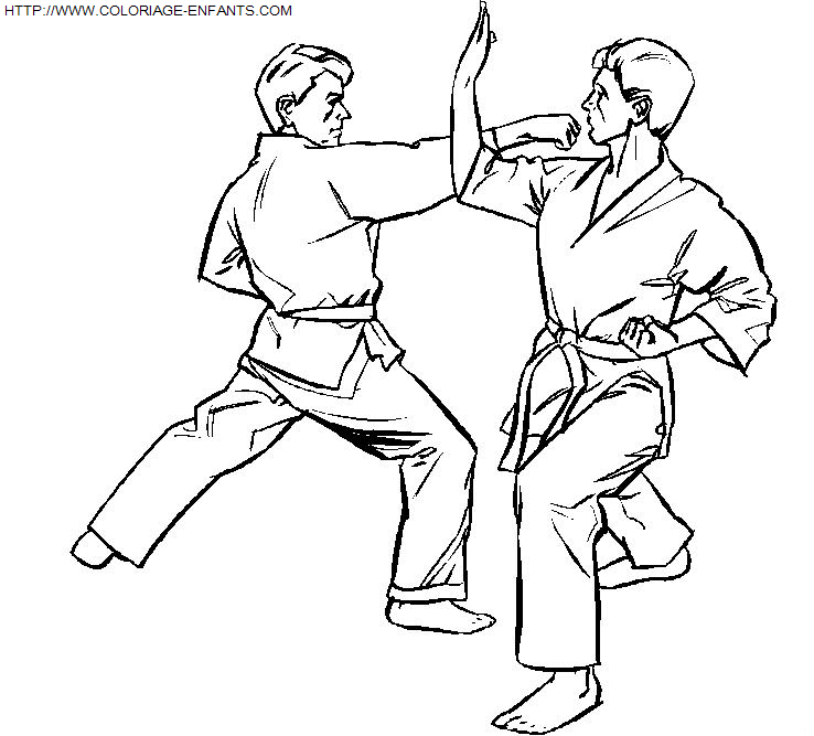 dibujo Judo