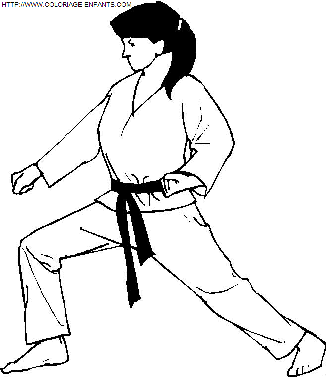 dibujo Judo