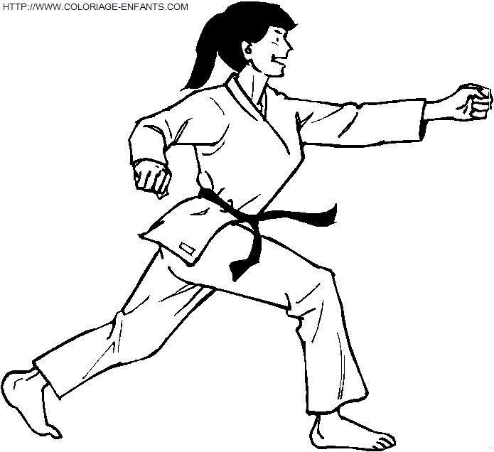 dibujo Judo