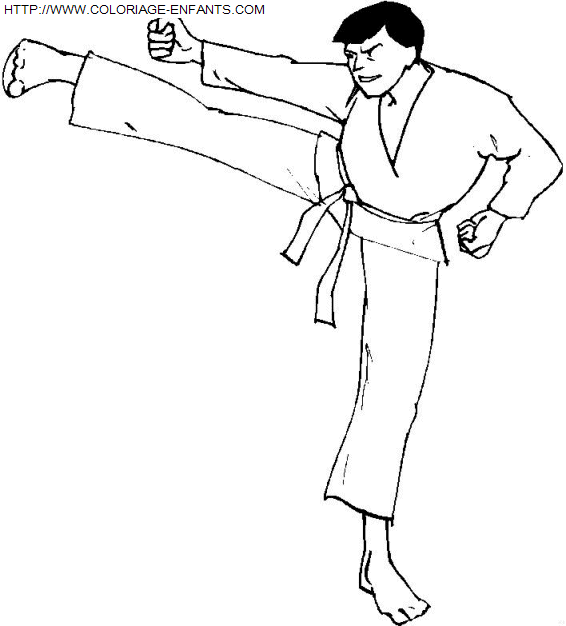 dibujo Judo