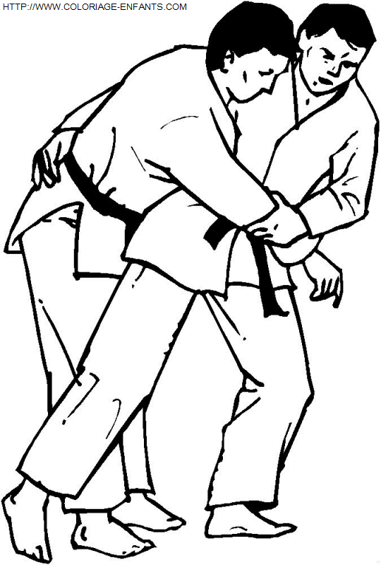 dibujo Judo