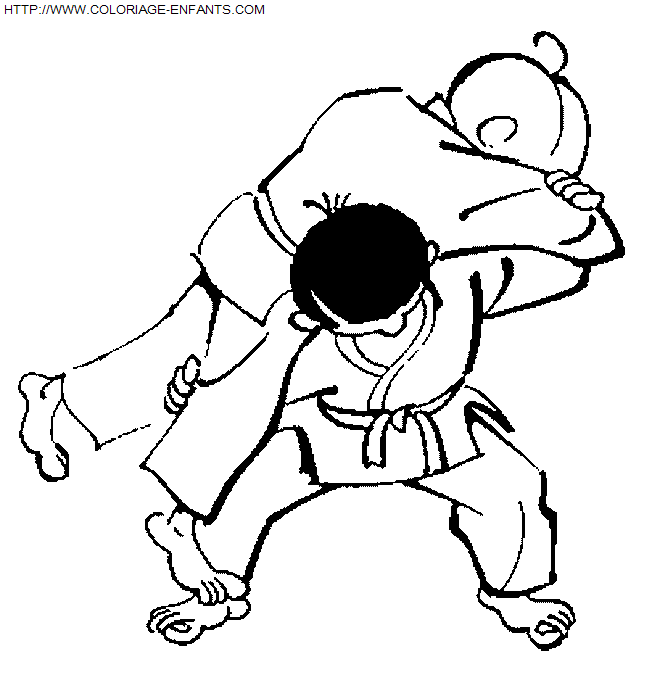 dibujo Judo