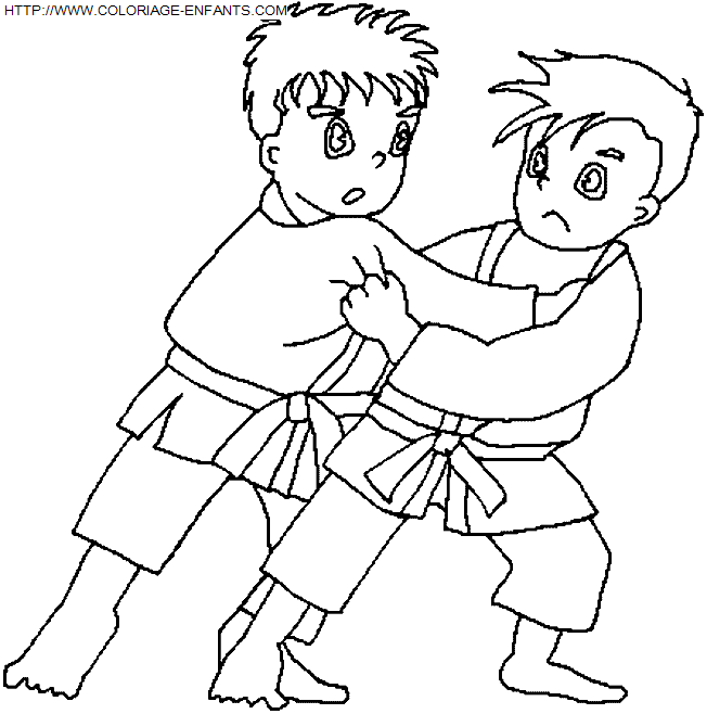 dibujo Judo