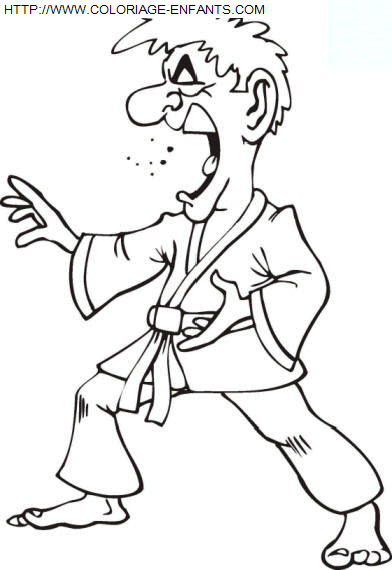 dibujo Judo