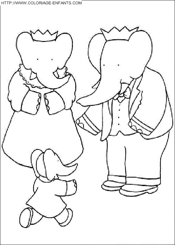 dibujo Babar