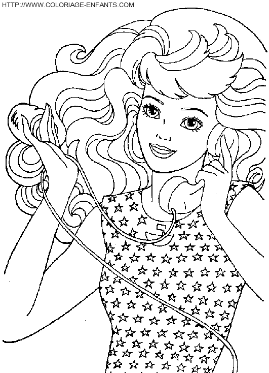 dibujo Barbie