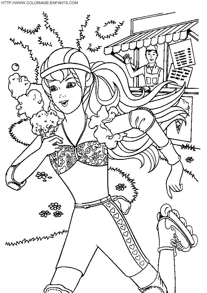 dibujo Barbie