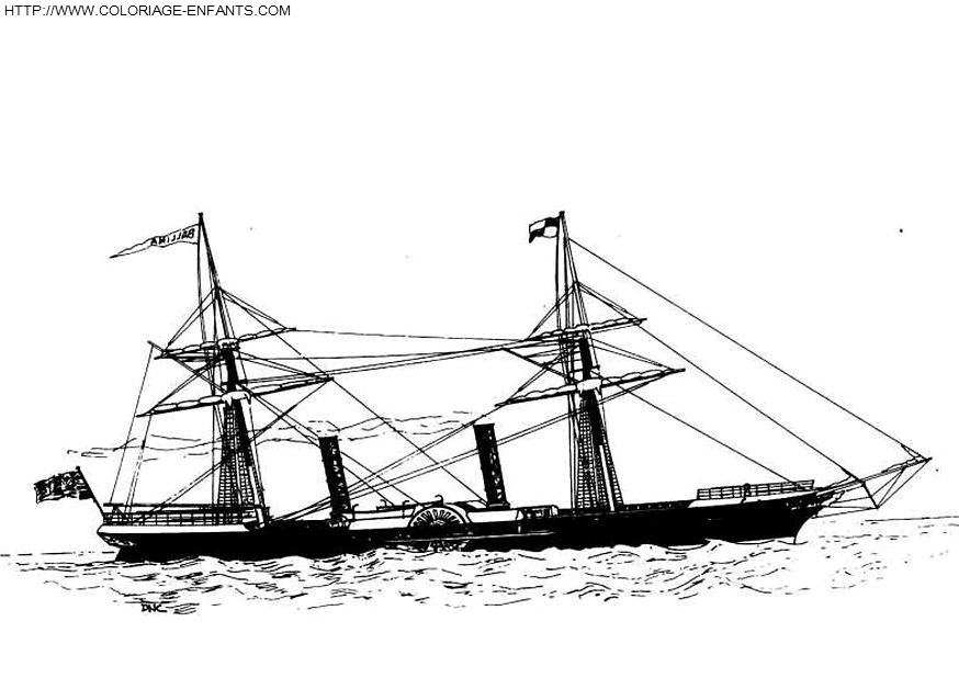 dibujo Barco