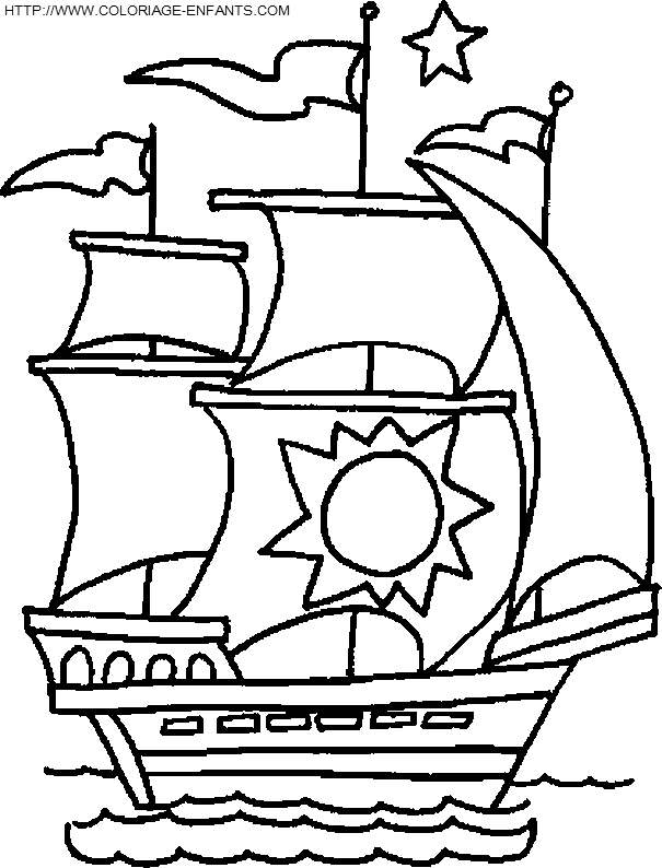 dibujo Barco