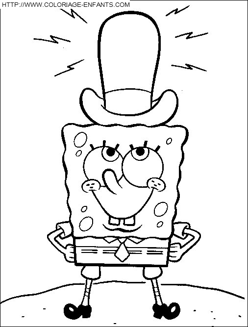 dibujo Bob Esponja