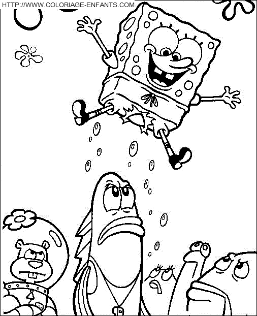 dibujo Bob Esponja