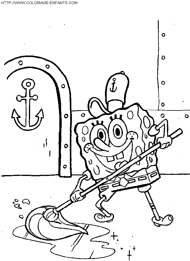 dibujo Bob Esponja