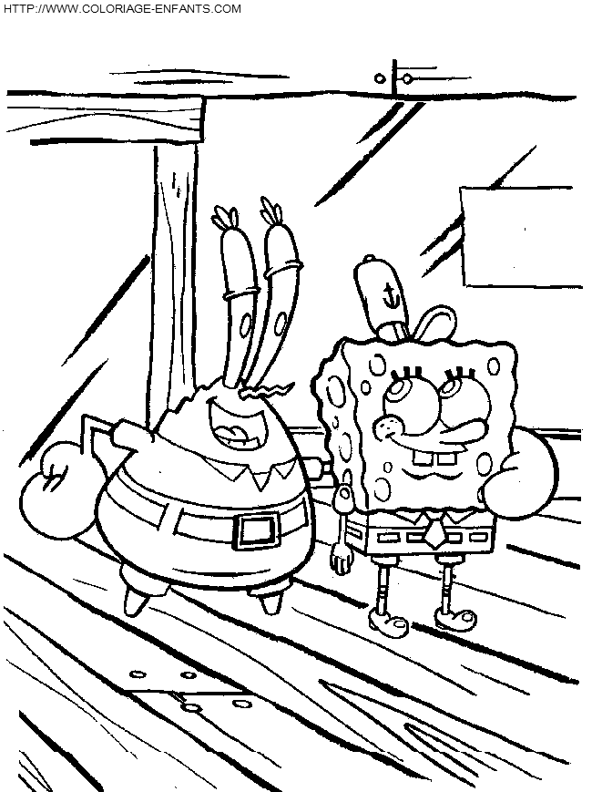 dibujo Bob Esponja