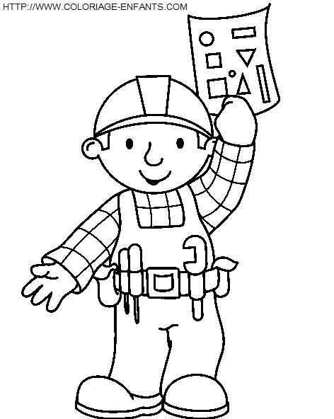 dibujo Bob el constructor