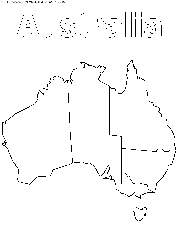 dibujo Australia