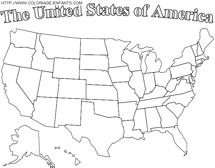dibujo Estados Unidos