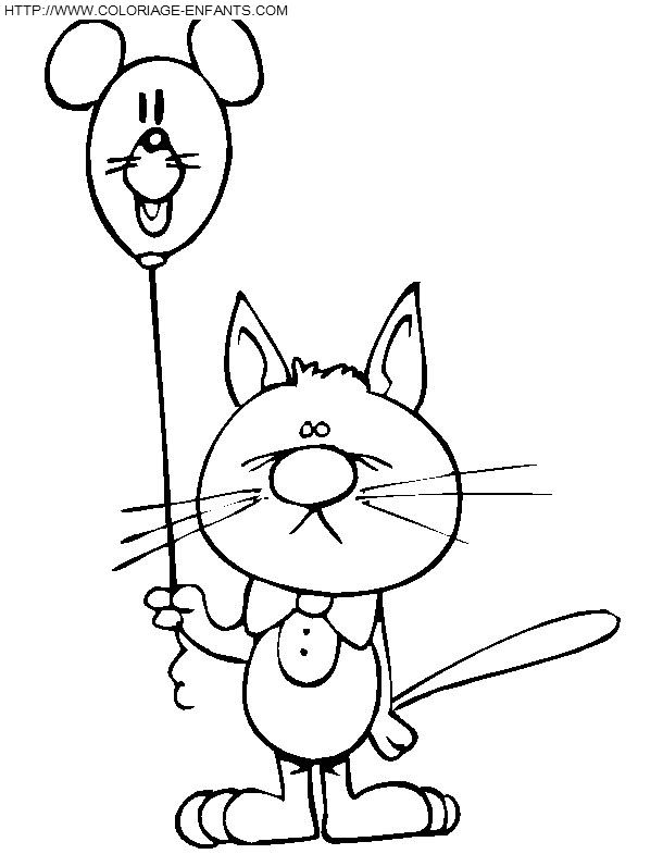 dibujo Gatos