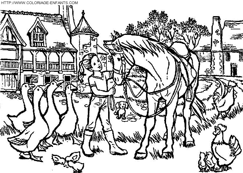 dibujo Caballo