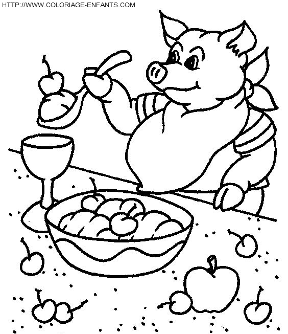 dibujo Cerdos